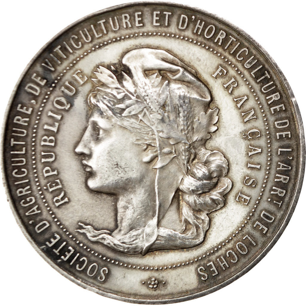 FRANCE, Business & industry, French Third Republic, Medal, AU(50-53), Silver,...