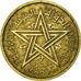 Coin, Morocco, Mohammed V, 50 Centimes, 1945, Paris, VF(30-35), Aluminum-Bronze