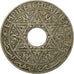 Moneta, Marocco, Yusuf, 25 Centimes, 1921, bi-Bariz, Paris, MB+, Rame-nichel