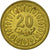 Coin, Tunisia, 20 Millim, 1983, Paris, VF(30-35), Brass, KM:307