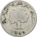 Coin, Tunisia, 5 Millim, 1960, Paris, F(12-15), Aluminum, KM:282