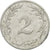Moneta, Tunisia, 2 Millim, 1960, Paris, VF(20-25), Aluminium, KM:281