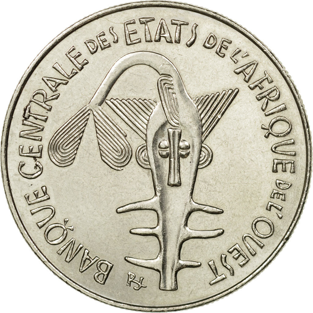 Coin, West African States, 100 Francs, 1980, Paris, EF(40-45), Nickel, KM:4