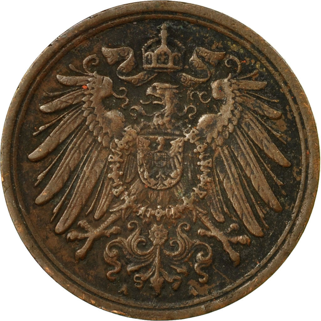 Monnaie, GERMANY - EMPIRE, Wilhelm II, Pfennig, 1915, Berlin, TB+, Cuivre, KM:10