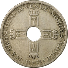 Coin, Norway, Haakon VII, Krone, 1925, VF(20-25), Copper-nickel, KM:385
