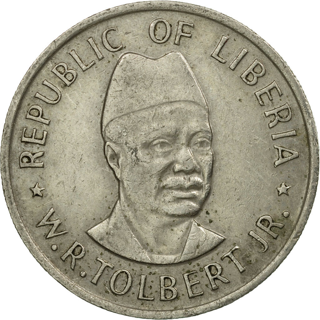 Coin, Liberia, 25 Cents, 1976, VF(30-35), Copper-nickel, KM:30
