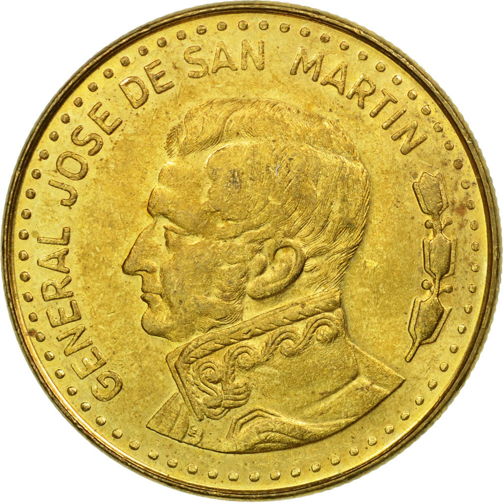 Monnaie, Argentine, 50 Pesos, 1981, TB+, Brass Clad Steel, KM:83a