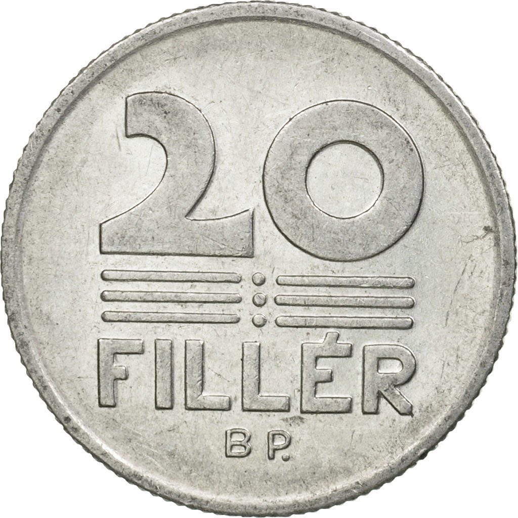 Coin, Hungary, 20 Fillér, 1985, Budapest, EF(40-45), Aluminum, KM:573