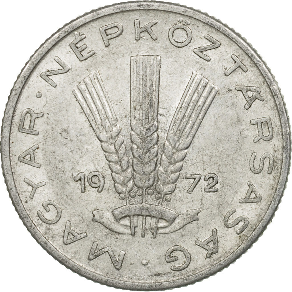 Coin, Hungary, 20 Fillér, 1972, Budapest, VF(30-35), Aluminum, KM:573