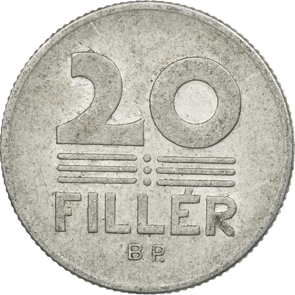 Coin, Hungary, 20 Fillér, 1972, Budapest, VF(30-35), Aluminum, KM:573