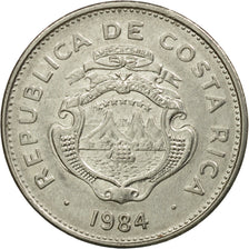 Coin, Costa Rica, 50 Centimos, 1984, EF(40-45), Stainless Steel, KM:209.2