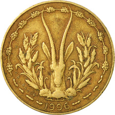 Coin, West African States, 5 Francs, 1996, Paris, VF(30-35)