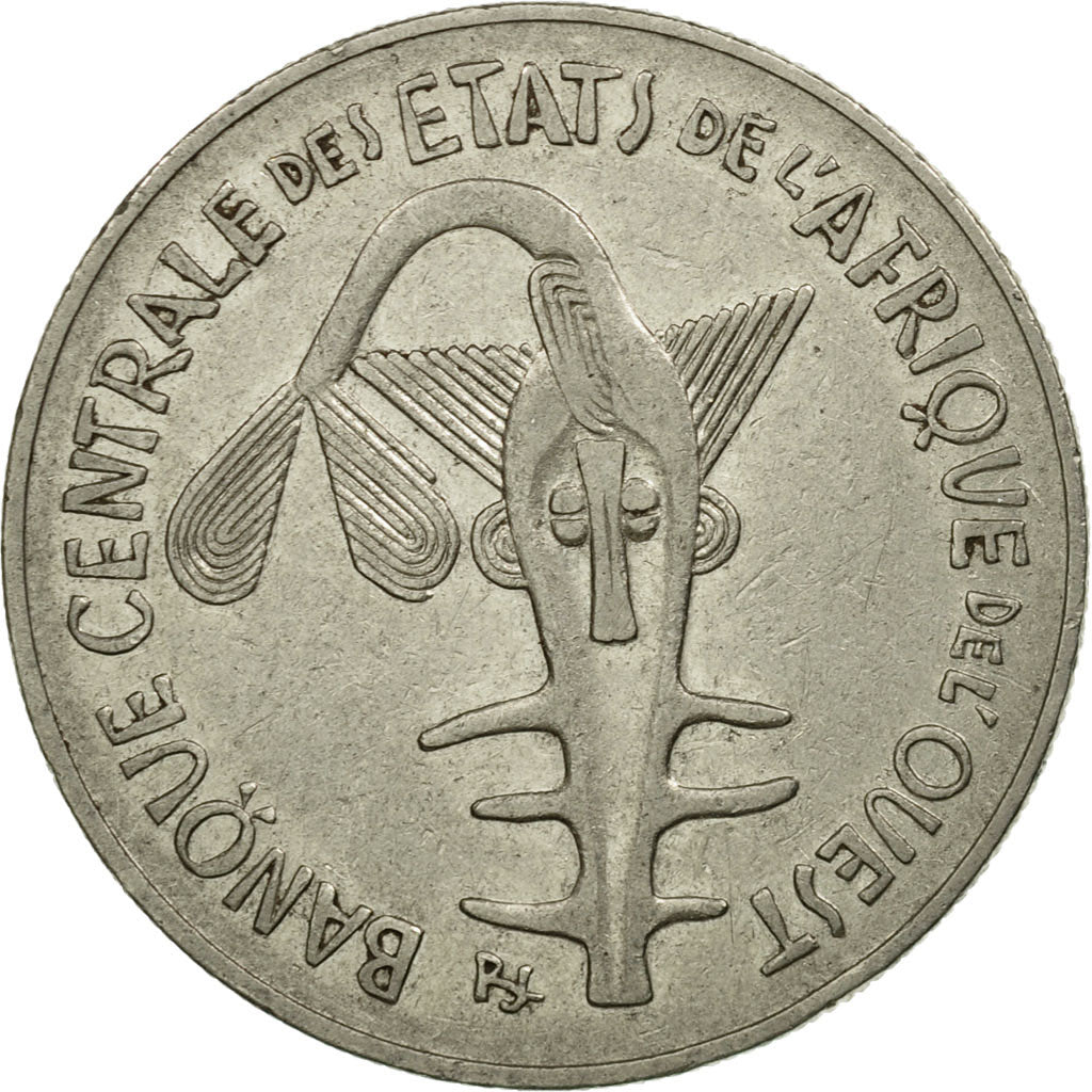 Coin, West African States, 100 Francs, 1982, Paris, VF(30-35), Nickel, KM:4