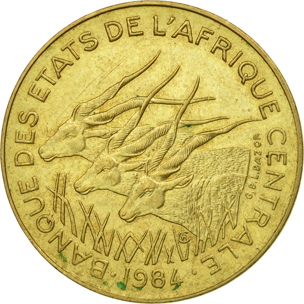 Coin, Central African States, 10 Francs, 1984, Paris, VF(30-35)