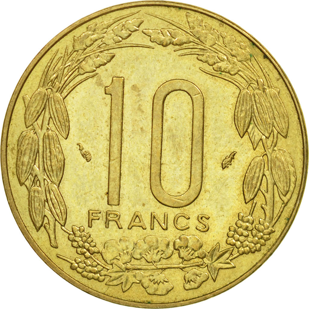 Coin, Central African States, 10 Francs, 1984, Paris, VF(30-35)