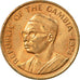 Moneda, GAMBIA, LA, Butut, 1974, MBC, Bronce, KM:14