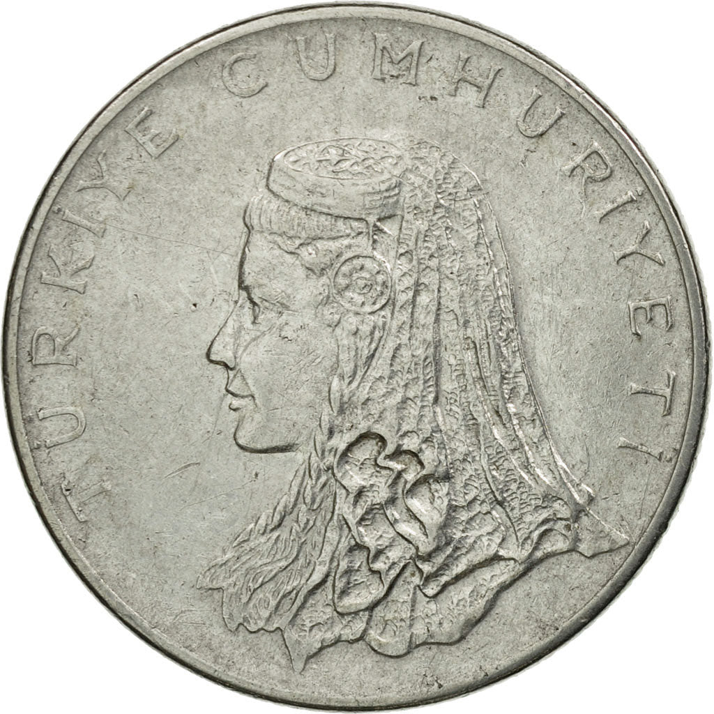 Coin, Turkey, 50 Kurus, 1976, VF(30-35), Stainless Steel, KM:899