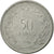 Moneta, Turchia, 50 Kurus, 1976, MB+, Acciaio inossidabile, KM:899