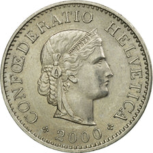 Coin, Switzerland, 10 Rappen, 2000, Bern, EF(40-45), Copper-nickel, KM:27