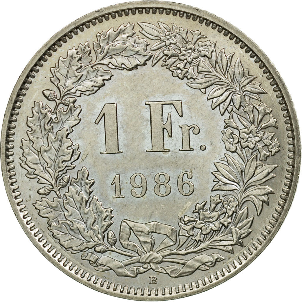 Monnaie, Suisse, Franc, 1986, Bern, TTB, Copper-nickel, KM:24a.3