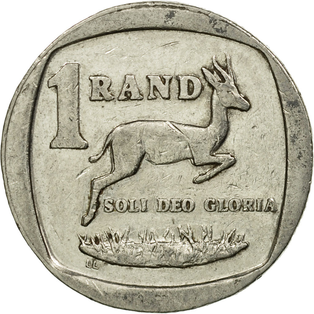 Coin, South Africa, Rand, 2002, Pretoria, VF(30-35), Nickel Plated Copper