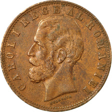Coin, Romania, Carol I, 5 Bani, 1882, VF(30-35), Copper, KM:19
