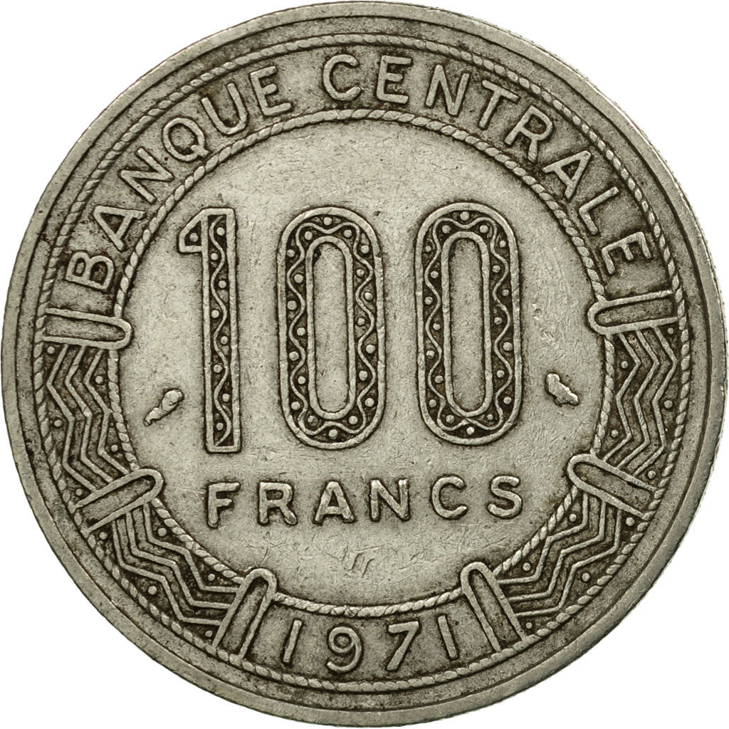 Coin, Cameroon, 100 Francs, 1971, Paris, VF(30-35), Nickel, KM:15