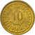Moneta, Tunisia, 10 Millim, 1960, Paris, EF(40-45), Mosiądz, KM:306