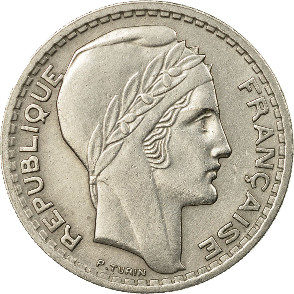 Münze, Frankreich, Turin, 10 Francs, 1947, Paris, SS, Copper-nickel, KM:908.1