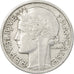 Moneda, Francia, Morlon, 2 Francs, 1947, Paris, MBC, Aluminio, KM:886a.1