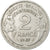 Coin, France, Morlon, 2 Francs, 1947, Paris, EF(40-45), Aluminum, KM:886a.1