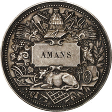 FRANCE, Business & industry, Paris Commune, Medal, AU(55-58), Silver, 55, 83.30