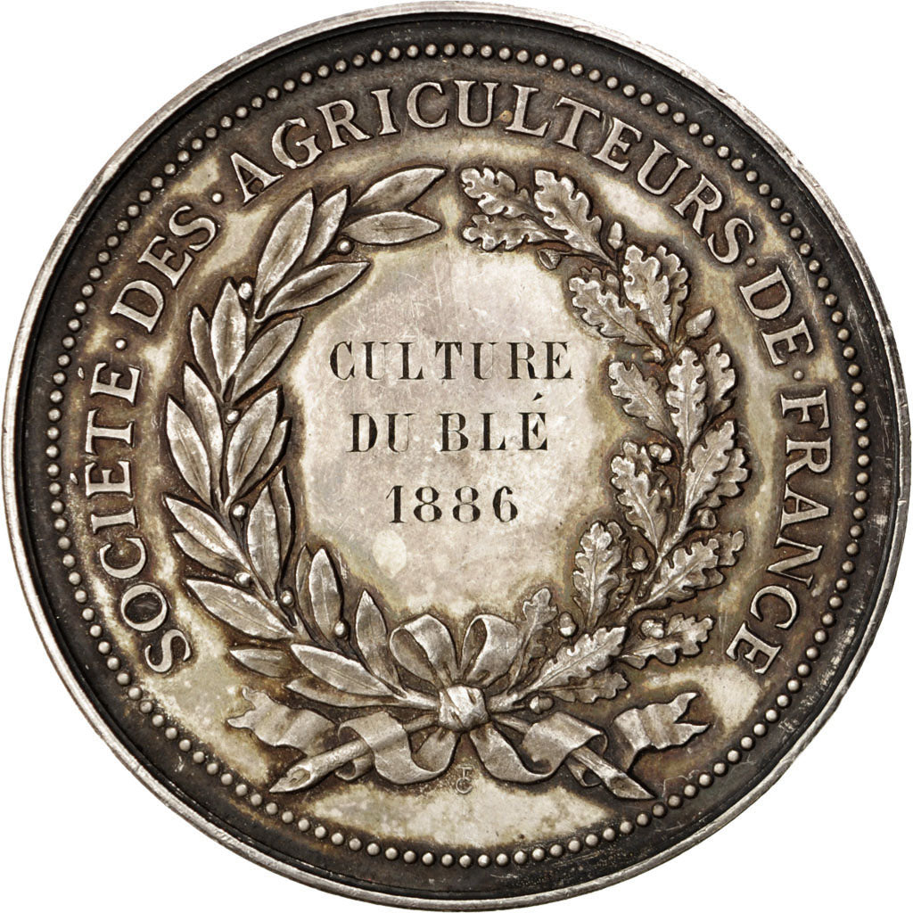 FRANCE, Business & industry, Paris Commune, Medal, AU(55-58), Silver, 55, 83.30