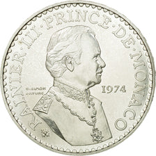 Coin, Monaco, Rainier III, 50 Francs, 1974, MS(65-70), Silver, KM:152.1