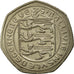 Monnaie, Guernsey, Elizabeth II, 50 Pence, 1983, Heaton, TB+, Copper-nickel