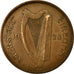 Coin, IRELAND REPUBLIC, Penny, 1928, EF(40-45), Bronze, KM:3