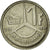 Moneda, Bélgica, Franc, 1989, BC+, Níquel chapado en hierro, KM:170