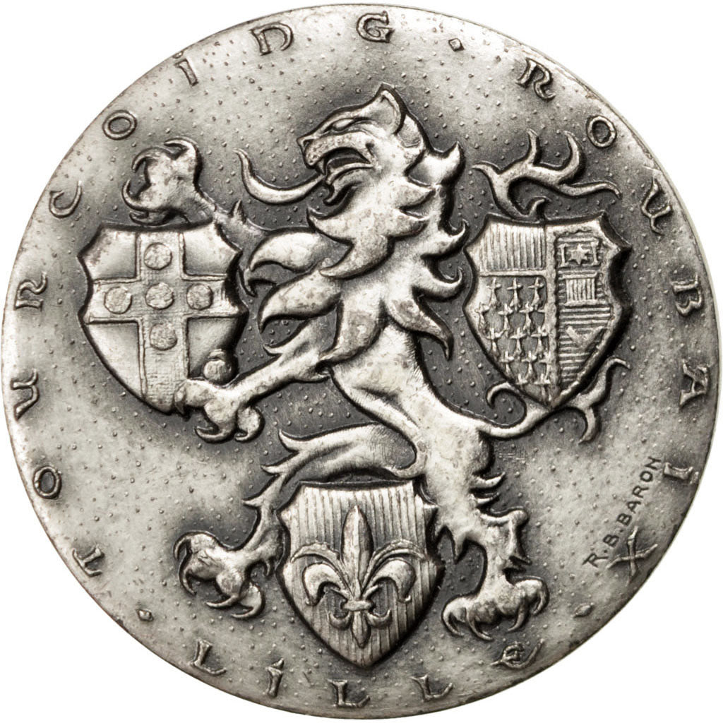 FRANCE, Business & industry, French Fifth Republic, Medal, AU(50-53), Baron,...
