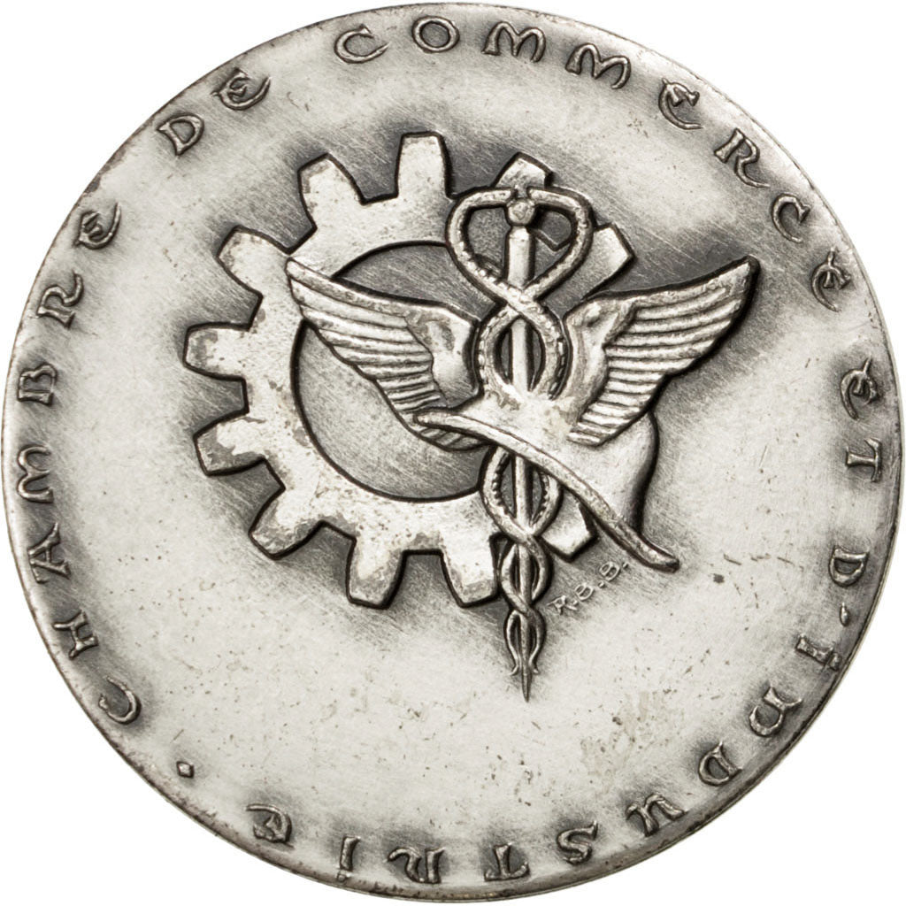 FRANCE, Business & industry, French Fifth Republic, Medal, AU(50-53), Baron,...