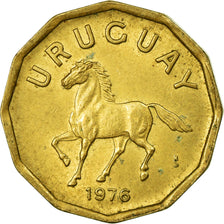 Coin, Uruguay, 10 Centesimos, 1976, Santiago, VF(30-35), Aluminum-Bronze, KM:66