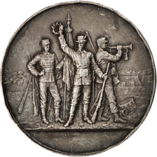 Francia, Medal, French Third Republic, Sports & leisure, Bertrand, BB, Argent...