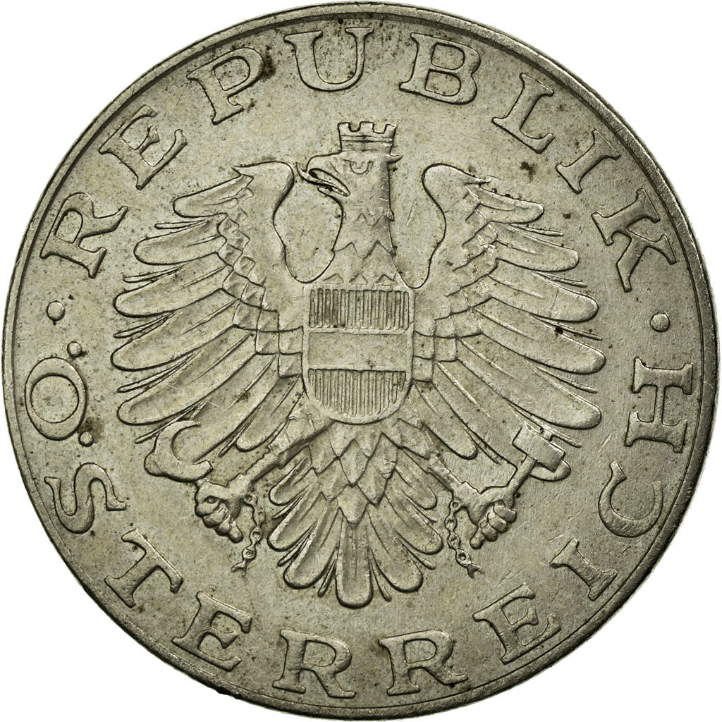Moneta, Austria, 10 Schilling, 1974, MB+, Nichel placcato rame-nichel, KM:2918
