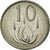 Münze, Südafrika, 10 Cents, 1989, SS, Nickel, KM:85