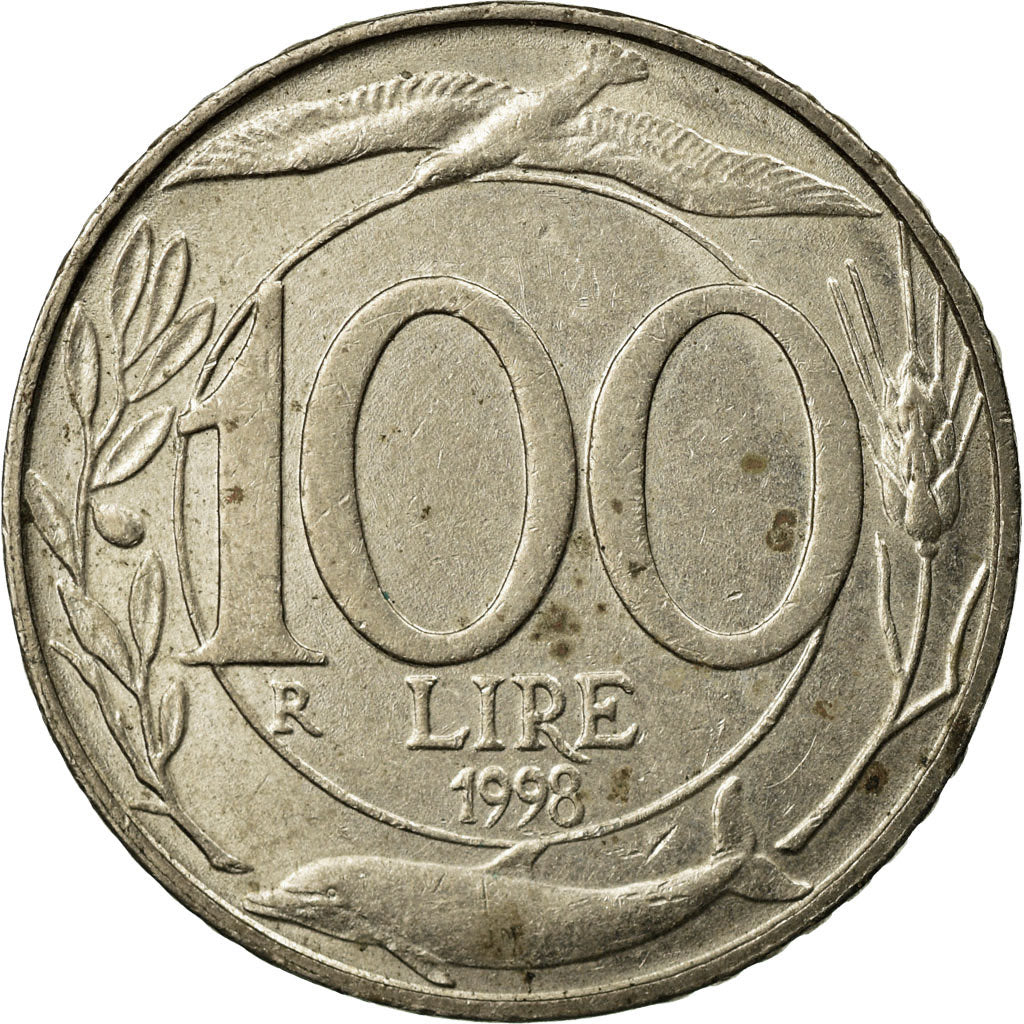 Munten, Italië, 100 Lire, 1998, Rome, FR+, Copper-nickel, KM:159