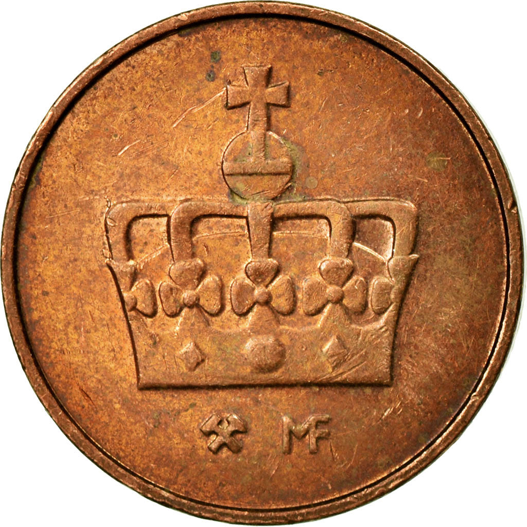 Coin, Norway, Harald V, 50 Öre, 2002, EF(40-45), Bronze, KM:460