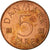 Coin, Denmark, Margrethe II, 5 Öre, 1983, Copenhagen, VF(30-35), Copper Clad