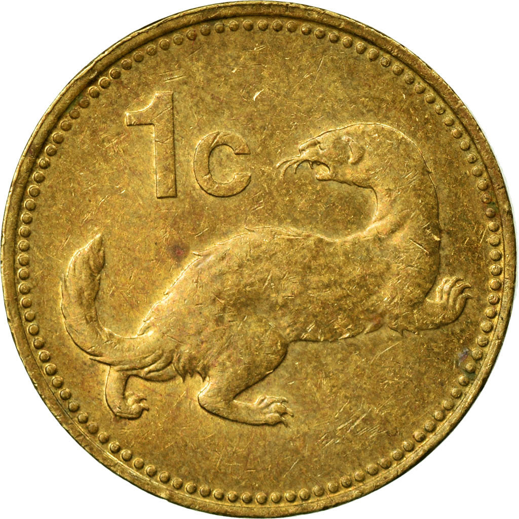 Coin, Malta, Cent, 2001, British Royal Mint, EF(40-45), Nickel-brass, KM:93