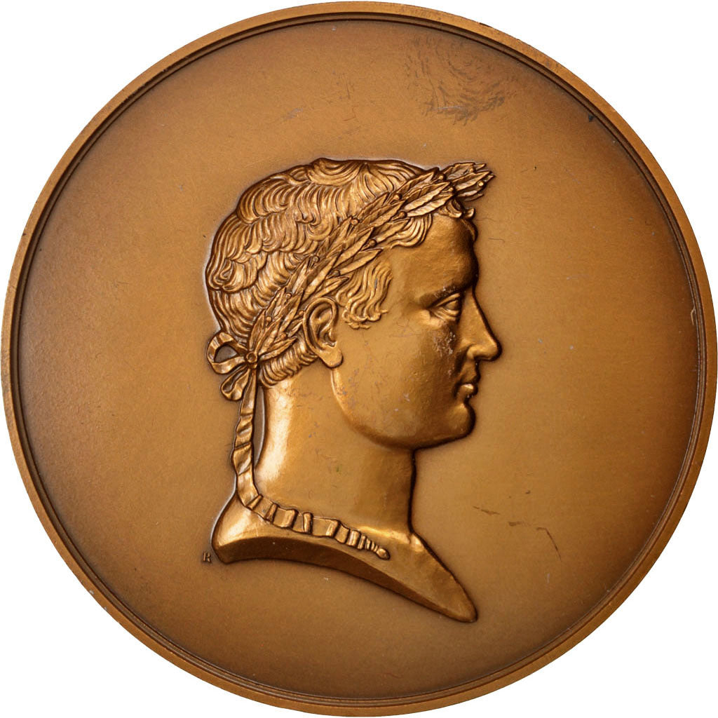 FRANCE, History, First French Empire, Medal, AU(50-53), Bronze, 68, 182.00