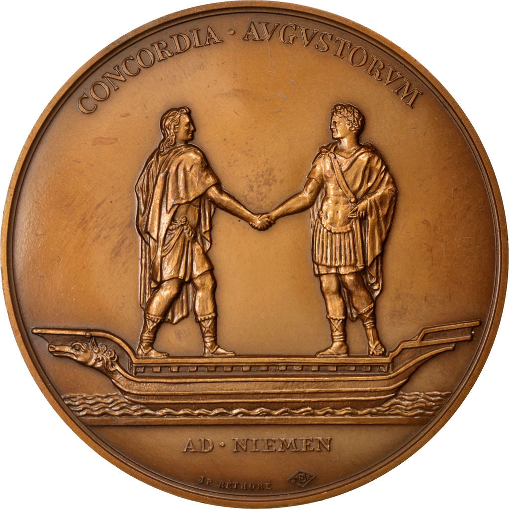 FRANCE, History, First French Empire, Medal, AU(50-53), Bronze, 68, 182.00