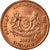 Moeda, Singapura, Cent, 2001, Singapore Mint, EF(40-45), Zinco Cobreado, KM:98